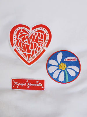 HOPEFUL ROMANTIC BADGE